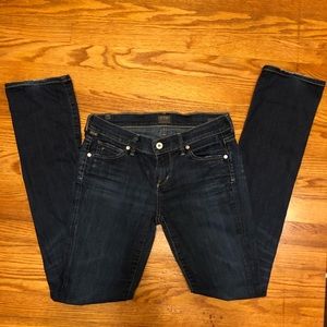 Citizen of humanity Ava Low rise straight leg Dark